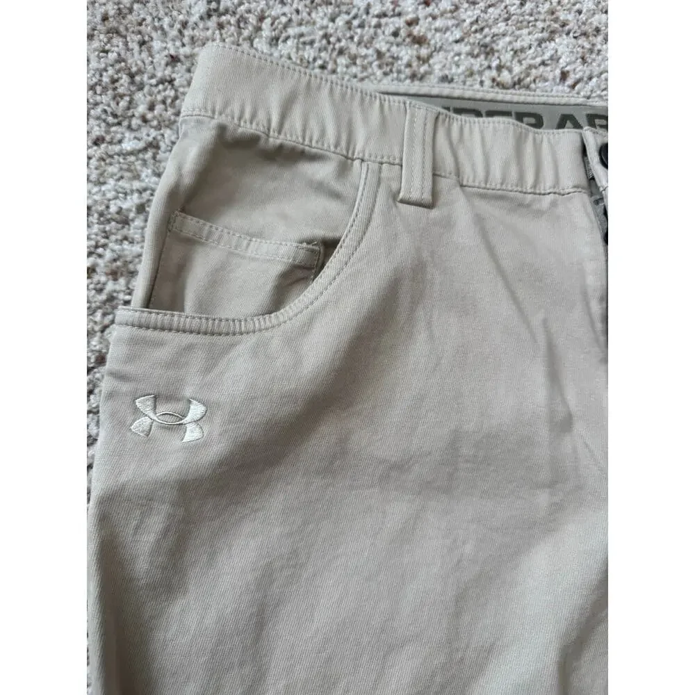 UNDER ARMOUR Men's performance Material Pants SIZE 32X32, Lightweight